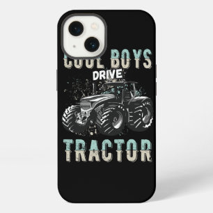 Cool Guys Driving Tractor Tractor Boy Kids Farm iPhone 13 Case