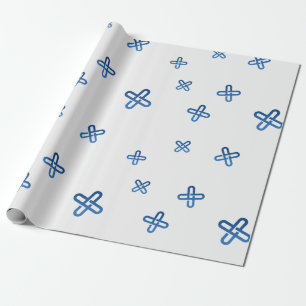 Cool GXChain Cryptocurrency Coin Sign Pattern Wrapping Paper