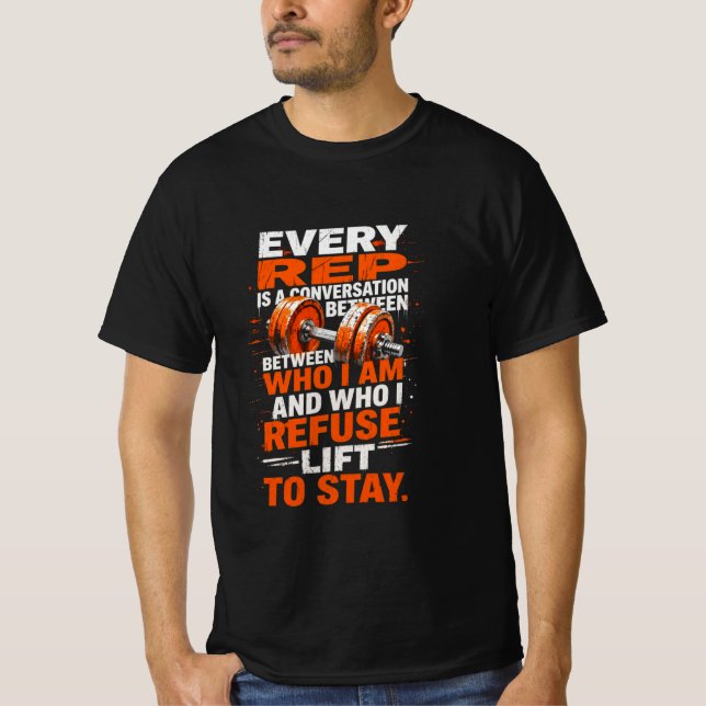 Cool gym quotes  T-Shirt (Front)
