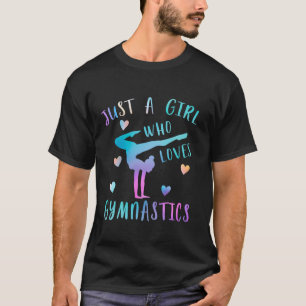 Cool Gymnastic Sport Lover Art For Women Girls Gym T-Shirt
