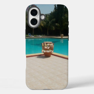 Cool Hakuna Matata Pool Side I love My Family.jpg iPhone 16 Plus Case