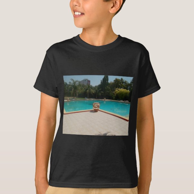 Cool Hakuna Matata Pool Side I love My Family.jpg T-Shirt (Front)