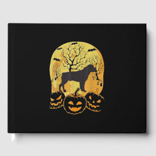 Cool Halloween Costumes Rottweiler Dog Funny Lover Guest Book