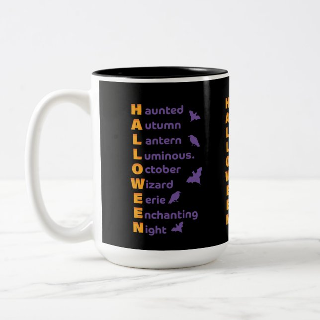 Cool Halloween Design Mug (Left)