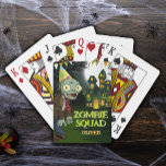 Cool Halloween Monster Playing Cards<br><div class="desc">Join the Zombie Squad for a birthday bash like no other with our hilarious Cool Halloween Monster Poker Cards! Whether as an activity or a gift, these cards are perfect for adding an extra layer of fun to any Halloween party or zombie-themed celebration. Imagine the excitement as kids dive into...</div>