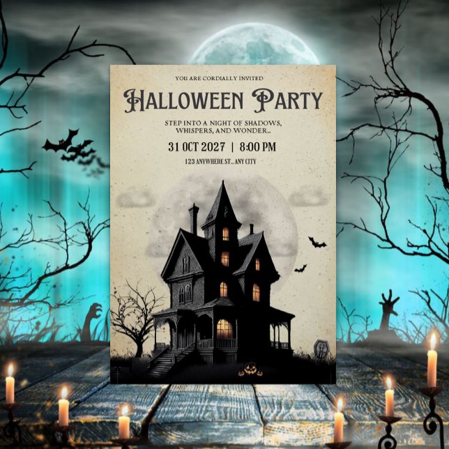 Cool Halloween Party Invitation (Creator Uploaded)