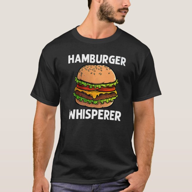 Cool Hamburger For Men Women Burger Cheeseburger F T-Shirt (Front)