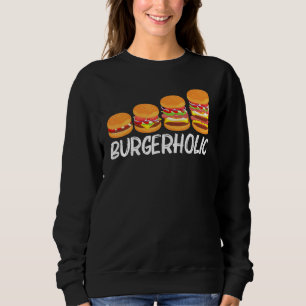 Cool Hamburger For Men Women Cheeseburger Fast Foo Sweatshirt