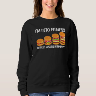 Cool Hamburger For Men Women Cheeseburger Fast Foo Sweatshirt