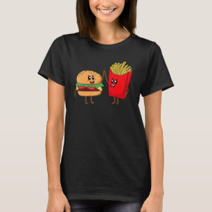 Cool Hamburger For Men Women French Fries Burger 1 T-Shirt
