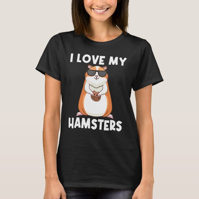 Cool Hamster For Men Women Syrian Dwarf Rodent Ani T-Shirt (Front)