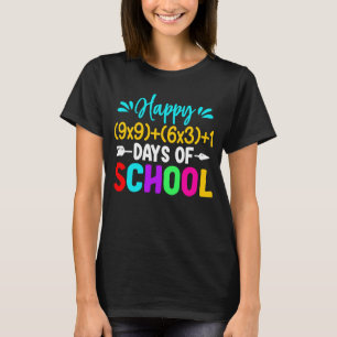 Cool Happy 100 Days of School For Student or Teach T-Shirt