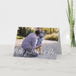 Cool Happy Father's Day Photo Card