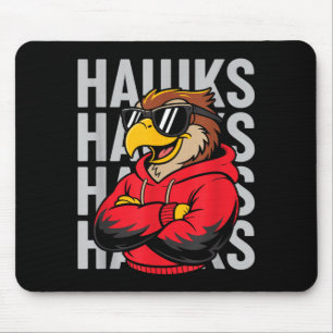 Cool Hawk Gift For Men Women Boys Girls Kids  Mouse Mat