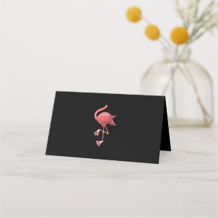 Cool Headless Flamingo Halloween Costume Funny Place Card