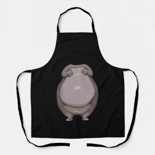 Cool Headless Hippo Halloween Costume  Funny Lazy Apron