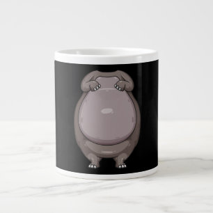 Cool Headless Hippo Halloween Costume  Funny Lazy Large Coffee Mug