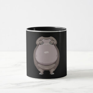 Cool Headless Hippo Halloween Costume  Funny Lazy Mug