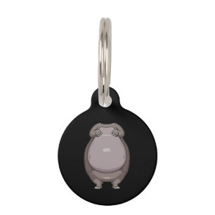 Cool Headless Hippo Halloween Costume  Funny Lazy Pet Tag