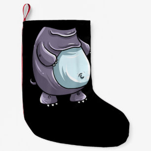 Cool Headless Hippo Halloween Costume Funny Lazy Small Christmas Stocking