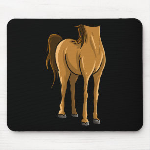 Cool Headless Horse Halloween Costume Funny Lazy D Mouse Mat