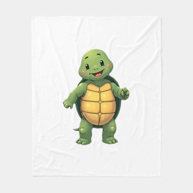 Cool Headless Turtle Halloween Costume _ Funny Laz Fleece Blanket (Front)