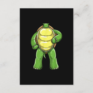 Cool Headless Turtle Halloween Costume Funny Lazy Enclosure Card