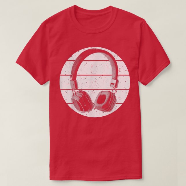 Cool Headphones For Men Women Musician Edm Music P T-Shirt (Design Front)