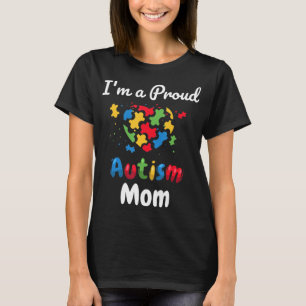 Cool Heart Puzzle Pieces Light It Up Blue for prou T-Shirt