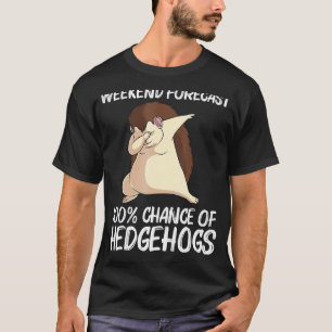 Cool Hedgehog For Men Women Spiny Quills Garden An T-Shirt