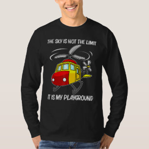 Cool Helicopter For Men Women Chopper Helicopter P T-Shirt