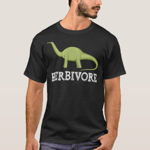 Cool Herbivore Dinosaur Vegan Vegetarian Life Styl T-Shirt