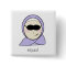 Cool Hijabi - islamic muslim girl with hijab print