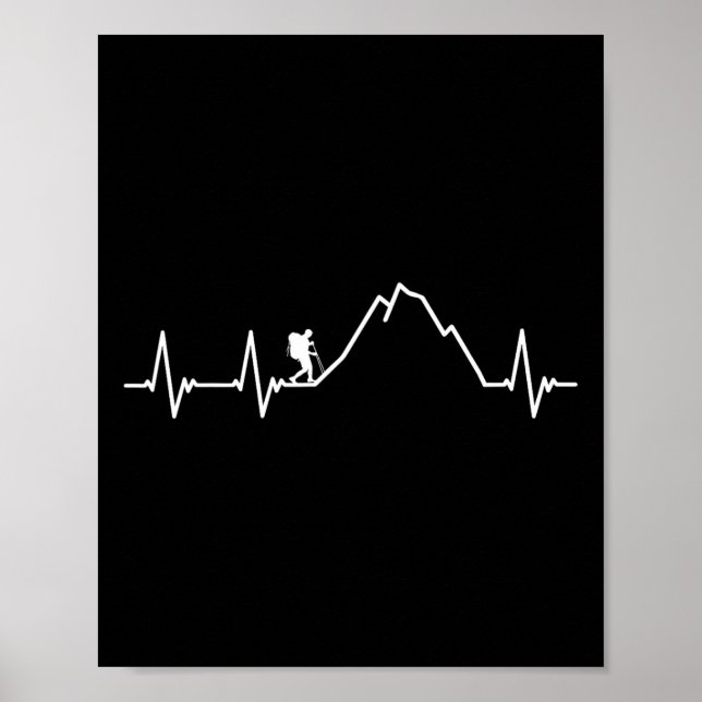 Cool Hiking Design For Men Women Hiking Lover Moun Poster (Front)