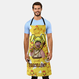 Cool HillBilly Grill Easter Denmark Apron! Apron