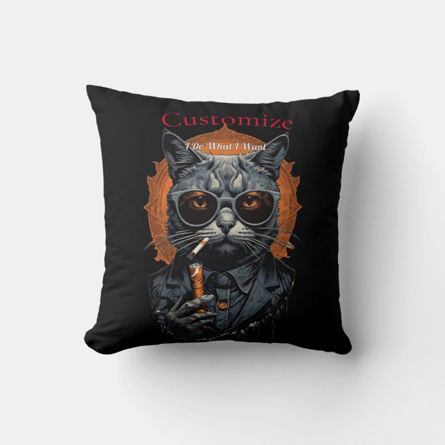 Cool Hip Cat Thunder_Cove Cushion (Front)