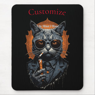 Cool Hip Cat Thunder_Cove Mouse Mat