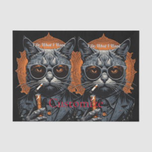 Cool Hip Cat Thunder_Cove Tissue Paper