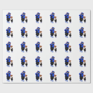 Cool Hip Hop Animal Vinyl Sticker Urban Streetwe Wrapping Paper