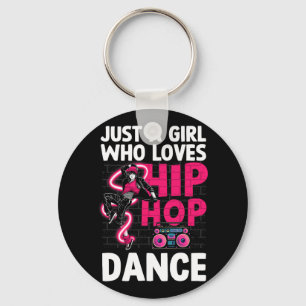 Cool Hip Hop Art For Women Teen Girls Hiphop Danci Key Ring
