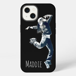 Cool hip hop dancer art Case-Mate iPhone case