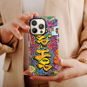 Cool Hip Hop Graffiti   iPhone 14 Case-Mate Case