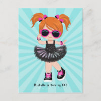 Cool Hip Hop Rap Tutu Girl Birthday Party