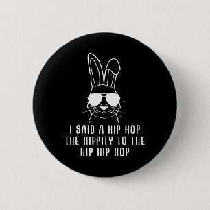 Cool Hip-hop Sungl Bunny Easter Gift Mens And Wome 6 Cm Round Badge