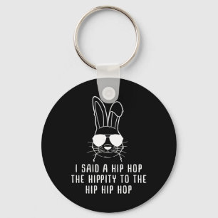 Cool Hip-hop Sungl Bunny Easter Gift Mens And Wome Key Ring