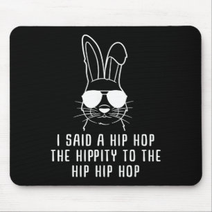 Cool Hip-hop Sungl Bunny Easter Gift Mens And Wome Mouse Mat
