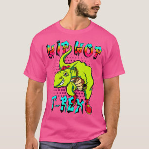 Cool HipHop TRex Dinosaur Rap MC T-Shirt