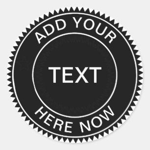 Cool Hipster Business Logo Sticker