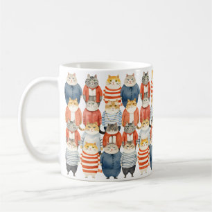 Cool Hipster Cats Coffee Mug