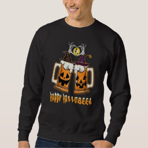 Cool His And Hers Happy Hallobeer Cute Beer Drinki Sweatshirt